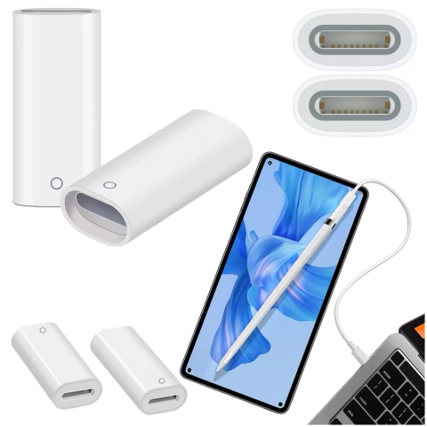 Alogy Magnetischer Stylus-Stift, Notiz- und Skizzenstift für Apple iPad Pro/Air/Mini, Weiß