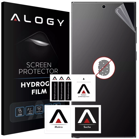 „MATTE“-Folie für Samsung Galaxy S23 Ultra Hydrogel Alogy HydroSkin Matte Pro™ Display für „FINGERPRINT FREE“-Hülle