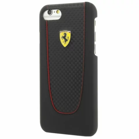 Ferrari Hardcase iPhone 7/8 /SE 2020 / SE 2022 Handyhülle schwarz/schwarz Pit Stop