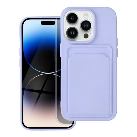KARTENHÜLLE für IPHONE 14 PRO lila