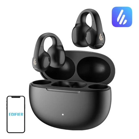 Edifier Comfo C Schwarzer kabelloser Open-Ear-Kopfhörer
