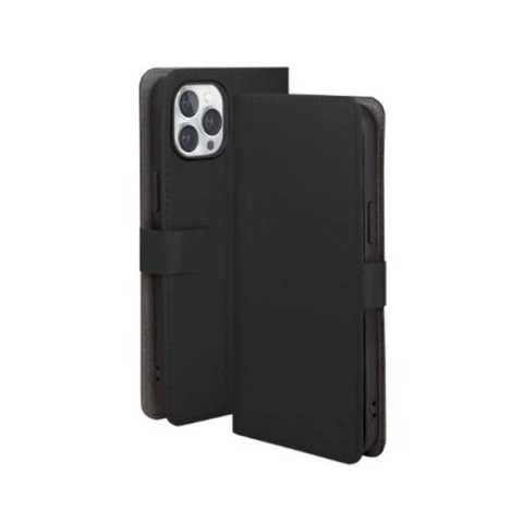 UNIQ Book Journa Handyhülle für Apple iPhone 14 Pro 6.1" Schwarz/Mitternachtsschwarz