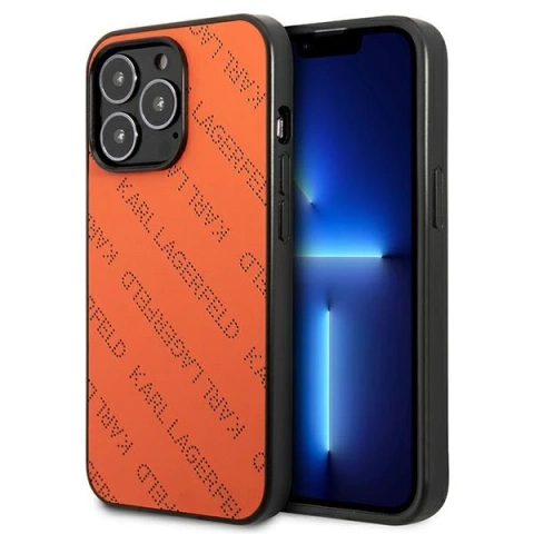 Etui Karl Lagerfeld KLHCP13XPTLO für iPhone 13 Pro Max 6,7" Hardcase Allover perforiert