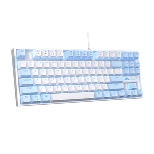 MageGee MK-STAR mechanische Gaming-Tastatur Blau und Weiß
