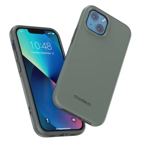 Choetech MFM Anti-Drop-Hülle Made For MagSafe für iPhone 13 mini grün (PC0111-MFM-GN)