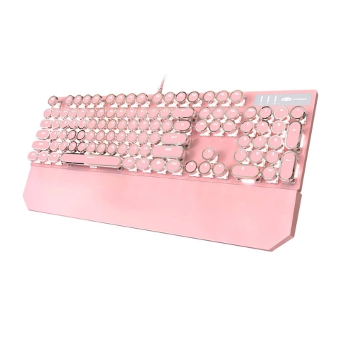 MageGee MK-STORM kabelgebundene Tastatur Pink