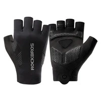 Rękawiczki rowerowe Rockbros XL krótkie palce czarne wiosna/lato/jesień