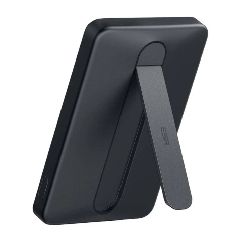 Magnetische Powerbank mit Ständer ESR Qi2 MagSlim 5000mAh 15W Schwarz
