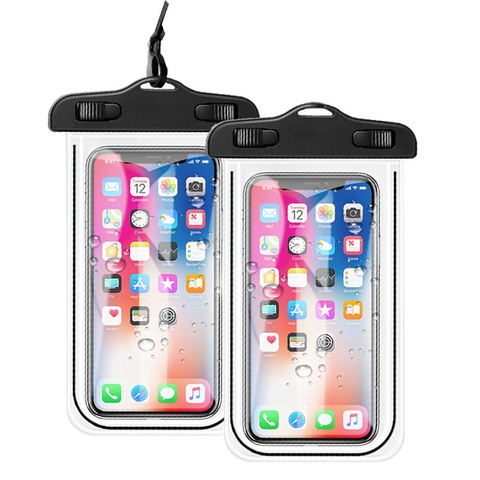 Alogy x2 wasserdichtes Gehäuse universell wasserdicht IPX8 bis 6,5" Schwarz