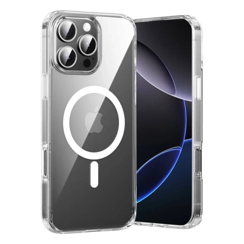 Schutzhülle für iPhone 16 Pro Max Vention MagSafe transparent, widerstandsfähig