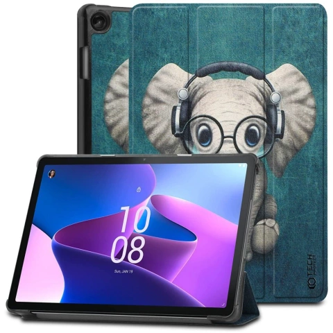Schutzhülle SmartCase für Lenovo Tab M10 10.1 3. Generation TB-328 Happy Elephant