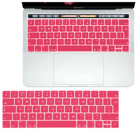 Alogy Schutzhülle Tastaturabdeckung für Apple Macbook Pro 13 / Pro 15 Pink