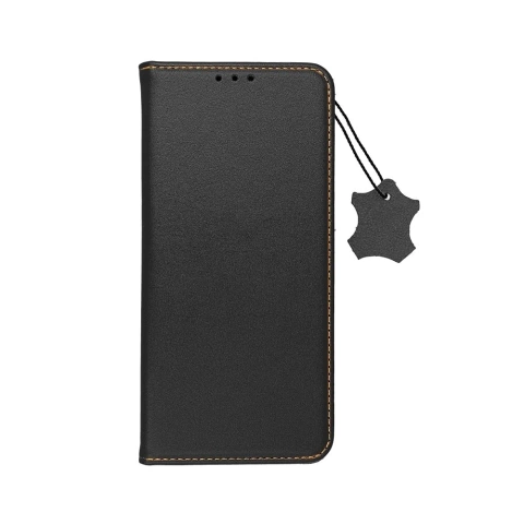 Smart Pro Book Case für Samsung S25 Edge Leder Schwarz