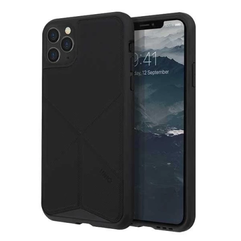 UNIQ Hülle Transforma iPhone 11 Pro Max schwarz / ebenholzschwarz