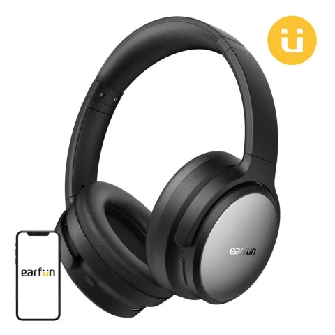 Earfun Tune Pro Wireless Kopfhörer Schwarz, ANC, Bluetooth 5.4, 120h