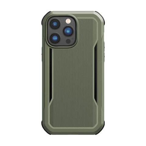 Raptic Fort Case iPhone 14 Pro mit gepanzerter MagSafe-Hülle grün