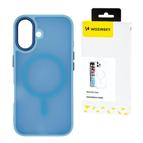 Etui Wozinsky MagSafe do Samsung Galaxy S25 Magnetic Case Niebieski