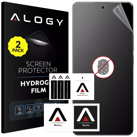2x „MATTE“ Folie für Realme 11 Pro 5G / 11 Pro Plus 5G Hydrogel Alogy HydroSkin Matte Pro™ Display für „FINGERPRINT FREE“ Hülle