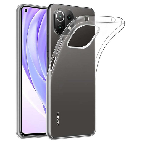 Alogy Silikonhülle Gehäusehülle für Xiaomi Mi 11 Lite transparent