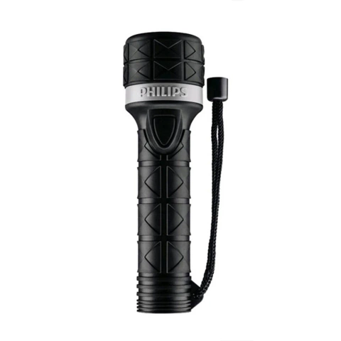 Philips Gummi-LED-Taschenlampe 25 lm 60 m 2xAA