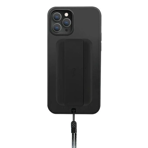 UNIQ Hülle Heldro iPhone 12 Pro Max 6.7 "schwarz / Mitternachtsschwarz Antimikrobiell