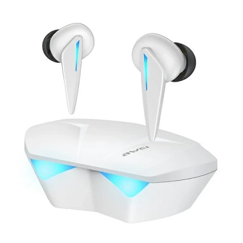 AWEI Bluetooth 5.0 Kopfhörer T23 TWS Gaming Dockingstation weiß/weiß