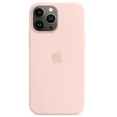 Apple MM2R3ZM/A Hülle für iPhone 13 Pro Max 6.7" MagSafeSilicone Case Kreiderosa / Kreiderosa