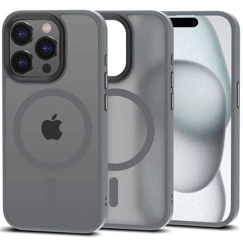 Etui Magmat Magsafe für Apple iPhone 15 Pro Max Matte Titanium