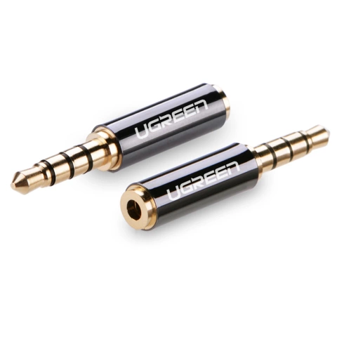 UGREEN Audio Jack Adapter 3,5 mm Stecker auf 2,5 mm Klinke Buchse schwarz (20502)