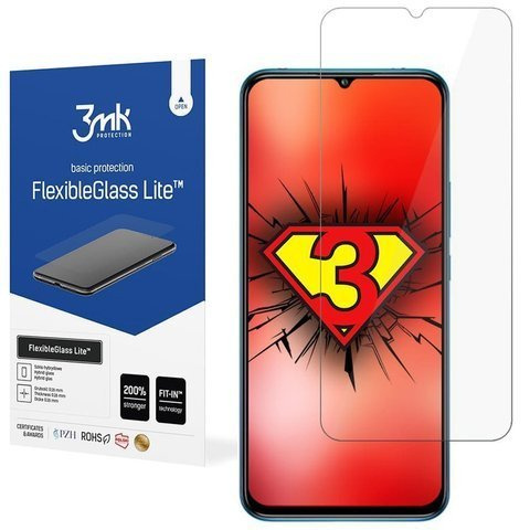 Bruchsicheres 3mk Flexible Glass Lite Hybridglas für Xiaomi Mi 10 Lite