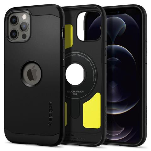 Etui Spigen Tough Armor Mag MagSafe für Apple iPhone 12 Pro Max Schwarz