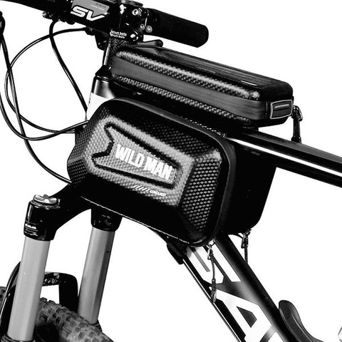 Beuteltasche Packtasche für Fahrrad Fahrradhalter Wildman Bag E6S 1.2l 6.7 Schwarz