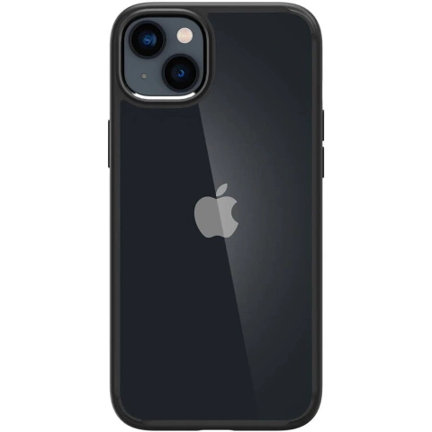 Etui für iPhone 14 Spigen Crystal Hybrid Mattschwarz
