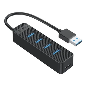 Orico TWU3 USB auf 4x USB 3.0 Hub Adapter Schwarz