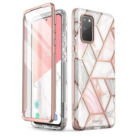 Etui Supcase Cosmo für Samsung Galaxy S20 FE Marble Pink