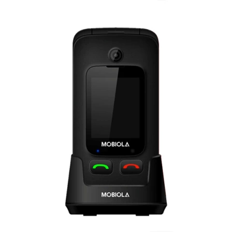 GSM-Telefon Mobiola MB610 Schwarz 2G Flip für Senioren