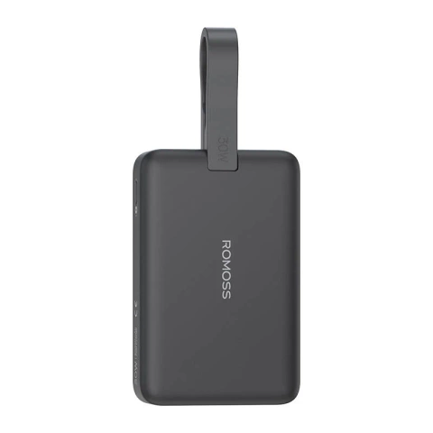 Powerbank Romoss WMS10 10000 mAh 30 W, Schwarz – Magnetisches Laden und Schnellladen