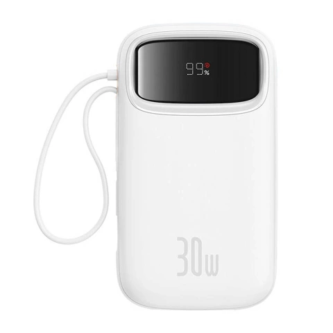 Powerbank Baseus QPow 2 20000mAh 30W 2xUSB-C (weiß)