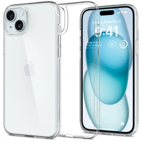 Hülle Spigen Airskin Hybrid für iPhone 15 kristallklar