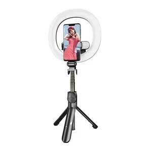 Puluz Selfie-Stick/Stativ mit dualer LED-Beleuchtung