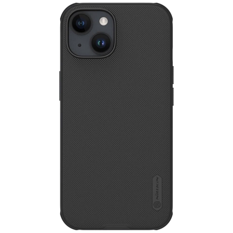 Nillkin Super Frosted Shield Pro verstärkte Hülle für iPhone 15 Plus – Schwarz