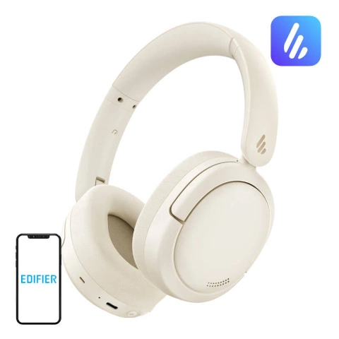 Edifier W800BT Pro Kabellose Kopfhörer, ANC Beige