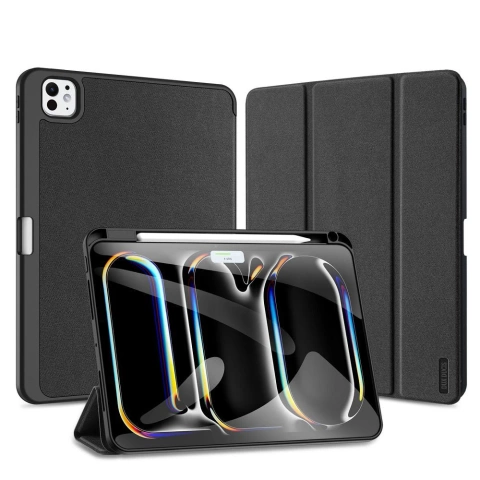 Schutzhülle mit Stift für iPad Pro 11 (2024) DUX DUCIS DOMO Schwarz