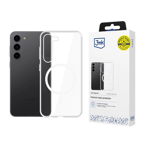 Schutzhülle für Samsung Galaxy S24 3mk Clear MagCase