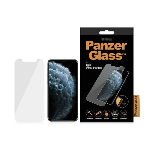 PanzerGlass Standard Super gehärtetes Glas für iPhone X/XS /11 Pro