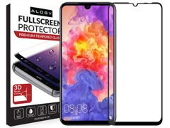 Szkło hartowane Alogy na cały ekran do Huawei P30 Lite Czarne