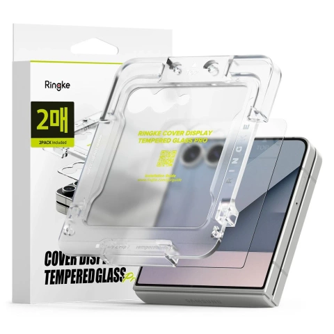 Szkło Ringke Display Pro 2-Pack Galaxy Z Flip 7 Zewnętrzne Clear