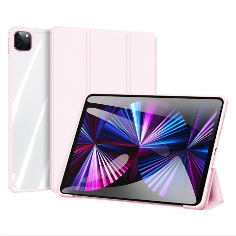 Dux Ducis Copa Hülle für iPad Pro 11 '' 2020 / iPad Pro 11 '' 2018 / iPad Pro 11 '' 2021 Smart Cover mit Ständer Pink