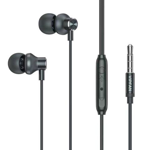 Kabelgebundener In-Ear-Kopfhörer Vipfan M07, 3,5 mm (grün)