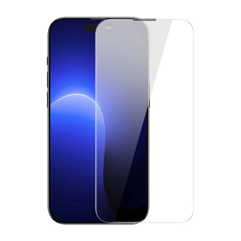 Gehärtetes Glas mit Anti-Staub-Beschichtung 0,3 mm Baseus Crystal für iPhone 14 Pro (2 Stück)